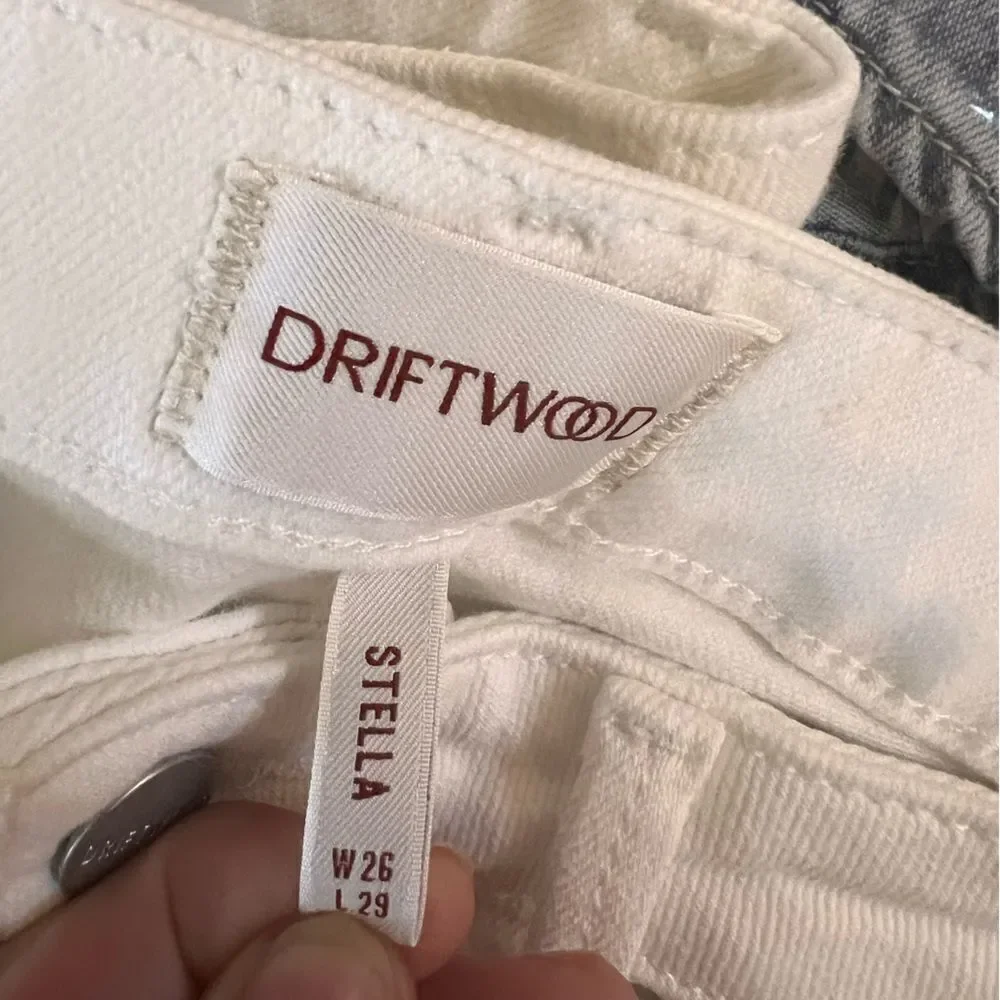 DRIFTWOOD x Sundance Stella Classic Straight Jeans in Cloud White - Picture 6 of 7